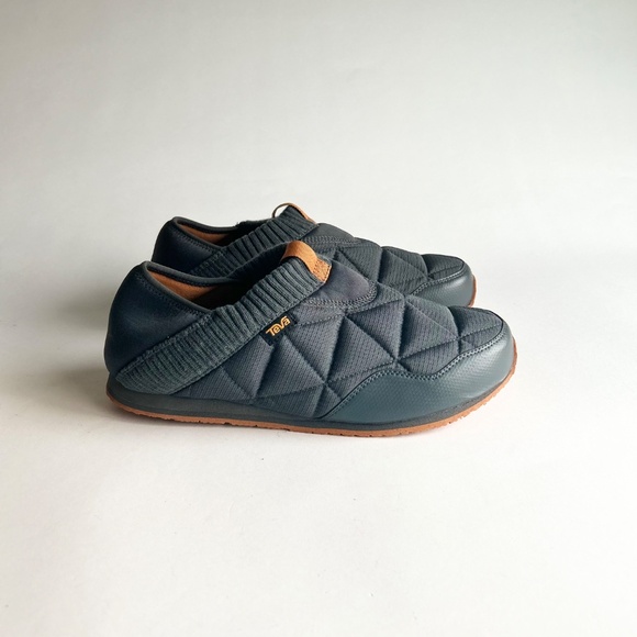 Men’s Teva Dark Shadow Textile Leather Rubber Outsole Sneakers Mules size 11 - Picture 2 of 15